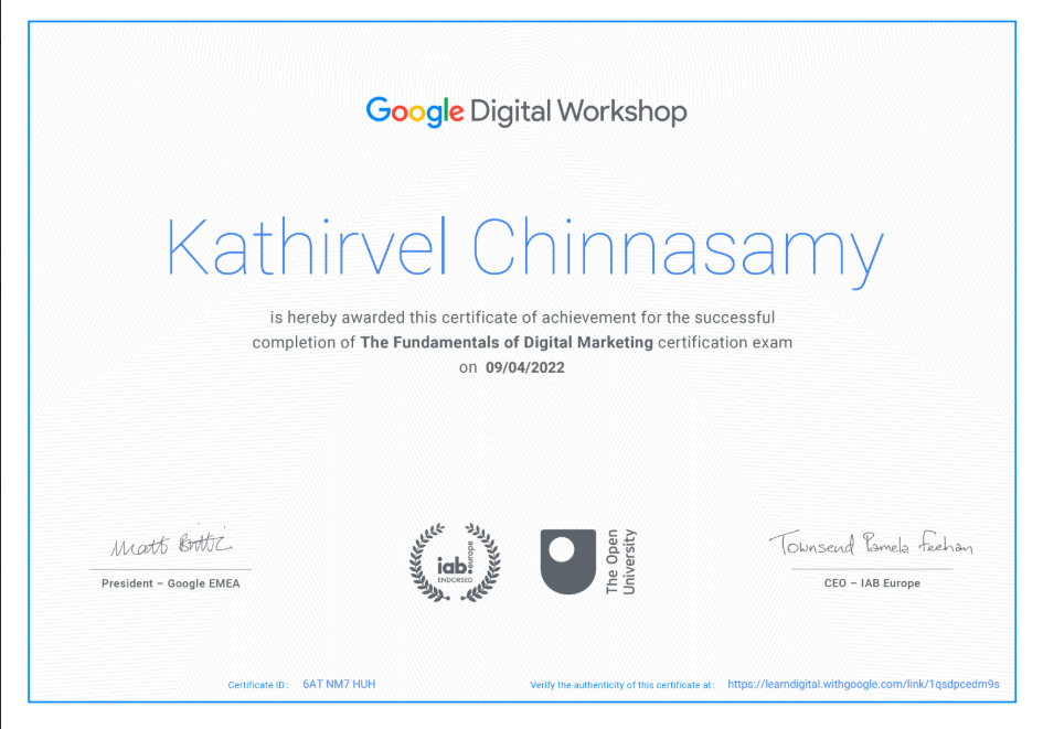 Digital Marketing 1
